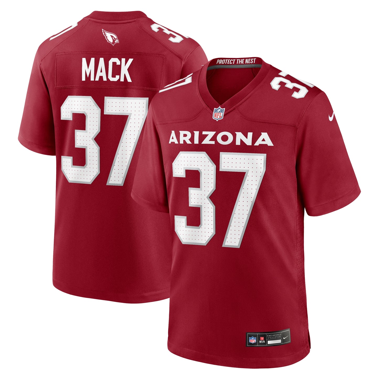 Marlon Mack Arizona Cardinals Nike Team Game Jersey -  Cardinal