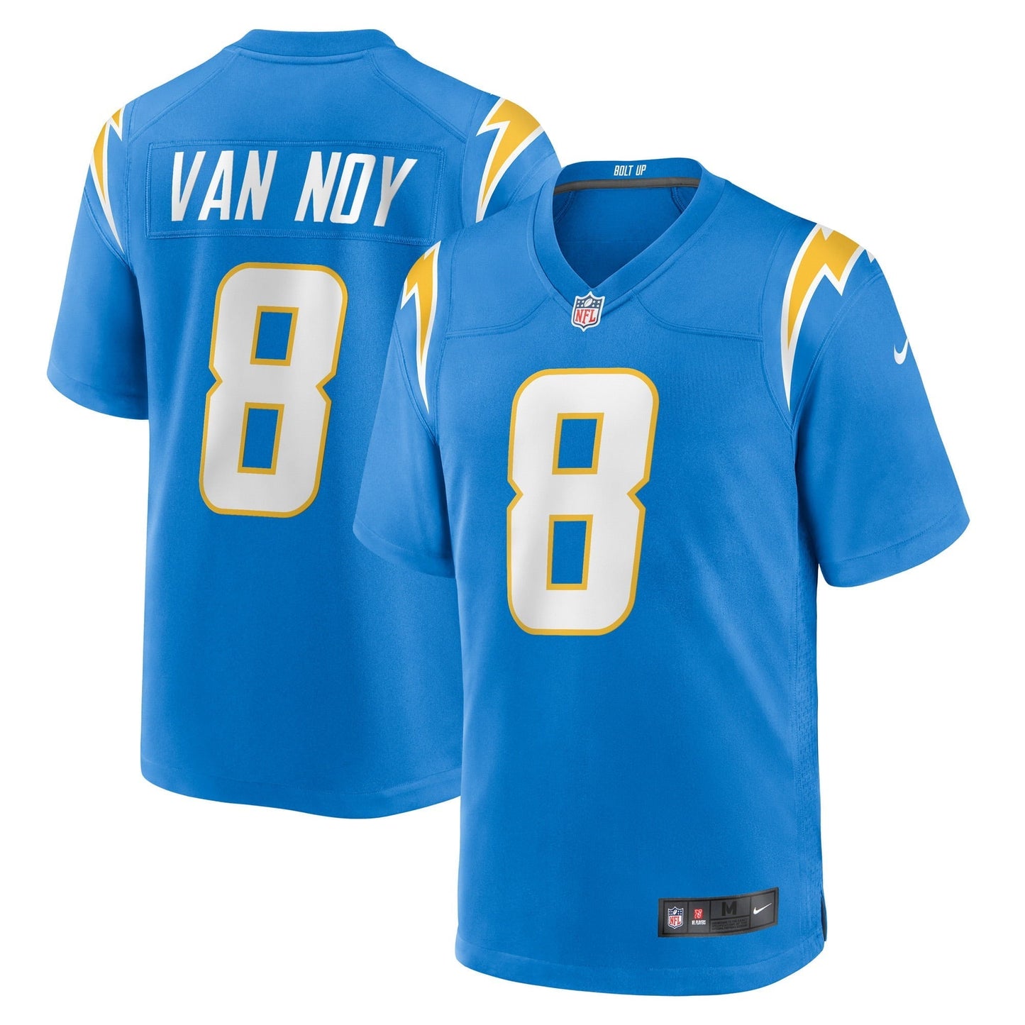 Men's Nike Kyle Van Noy Powder Blue Los Angeles Chargers Player Game Jersey
