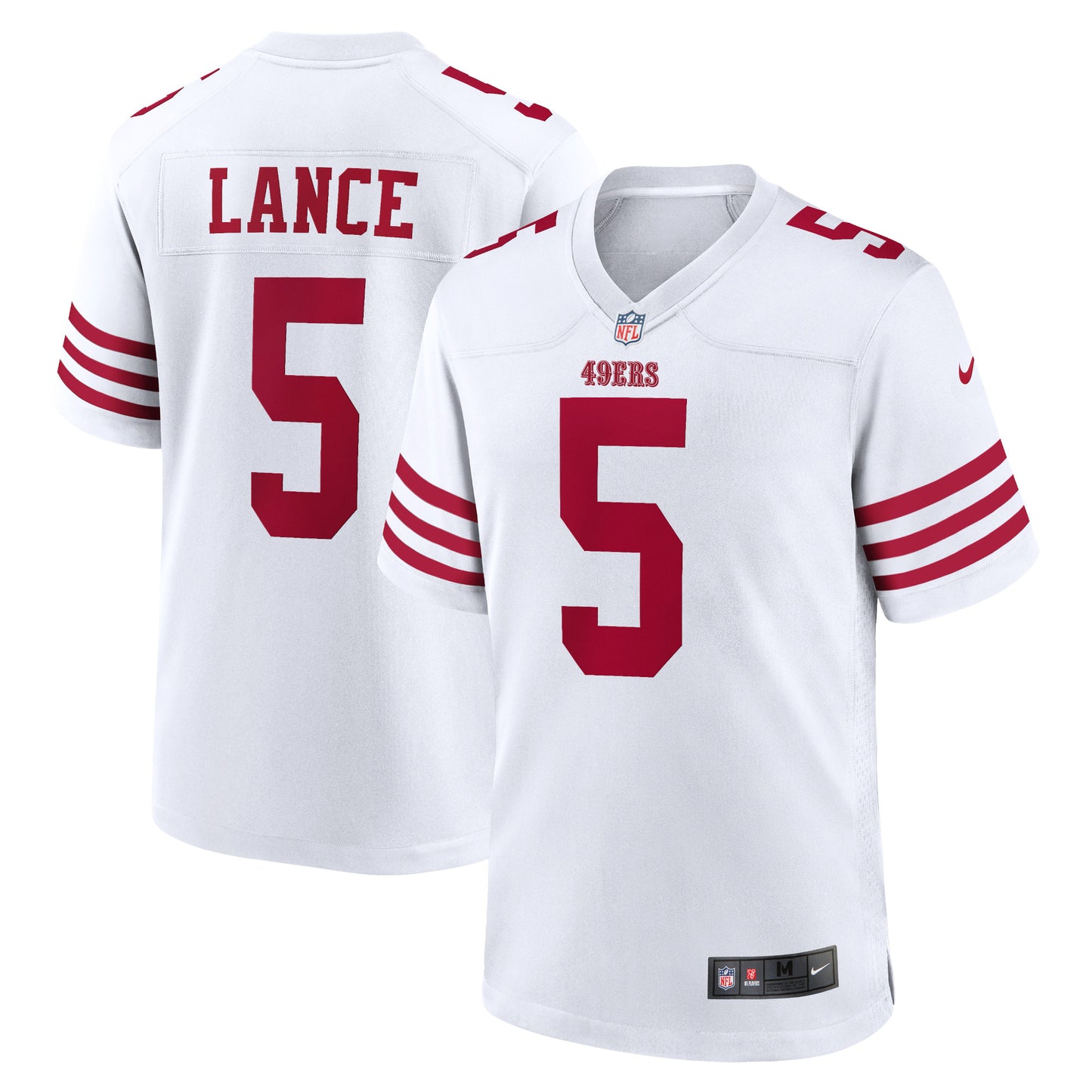 Trey Lance San Francisco 49ers Nike Player Game Jersey - White