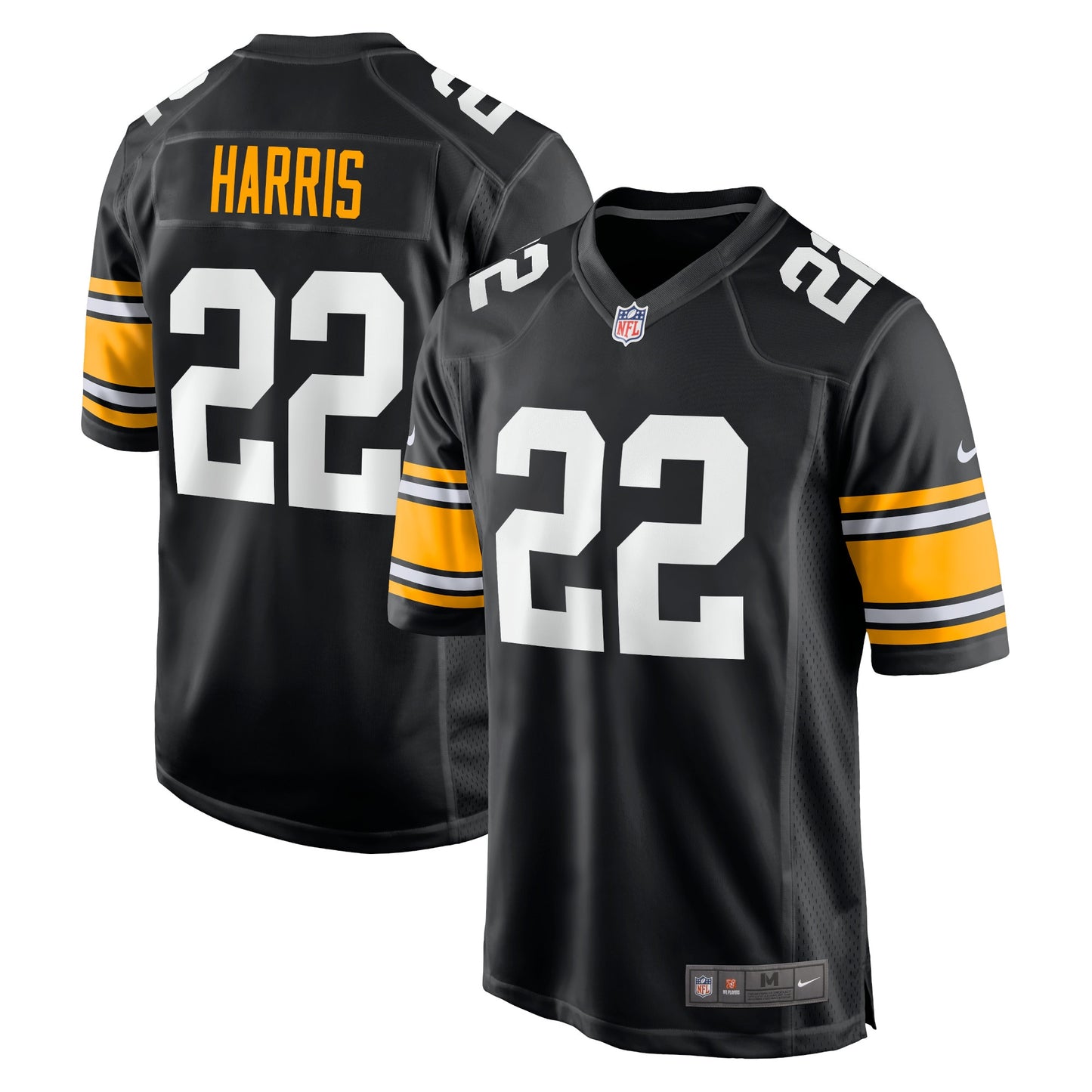 Najee Harris Pittsburgh Steelers Nike Home Player Game Jersey - Black