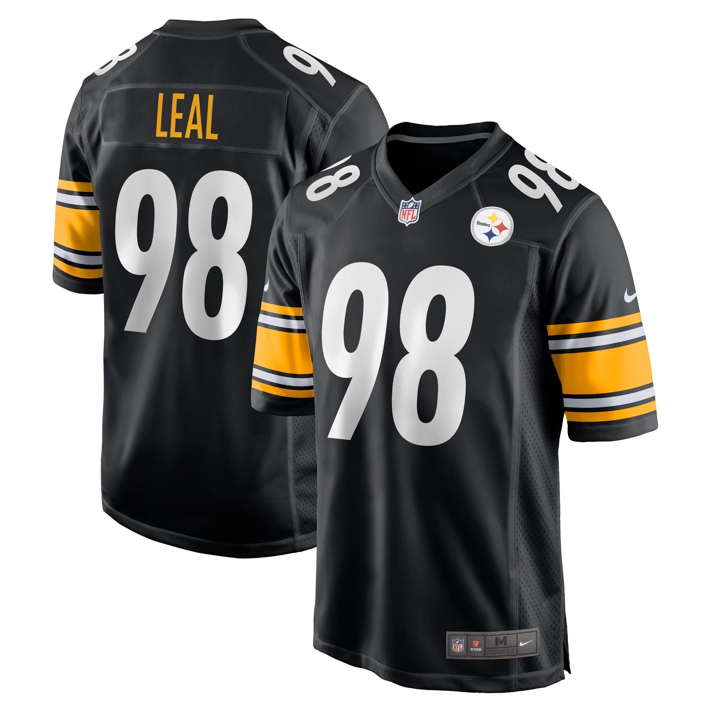 DeMarvin Leal Pittsburgh Steelers Nike Game Player Jersey - Black