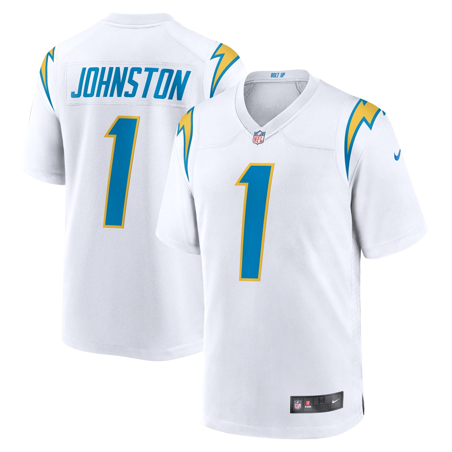 Quentin Johnston Los Angeles Chargers Nike Away Game Jersey - White
