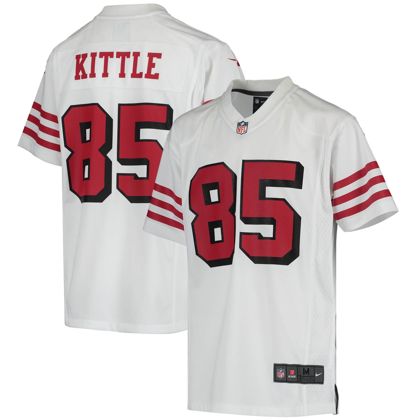 George Kittle San Francisco 49ers Nike Youth Game Jersey - White