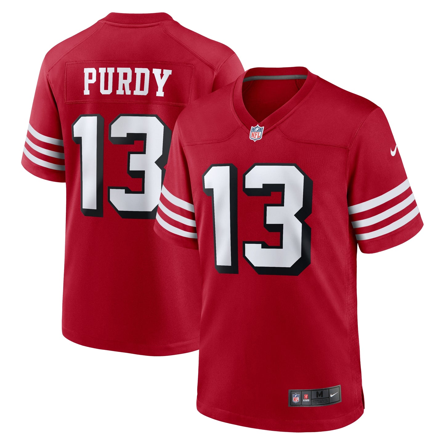 Brock Purdy San Francisco 49ers Nike Alternate Game Player Jersey - Scarlet