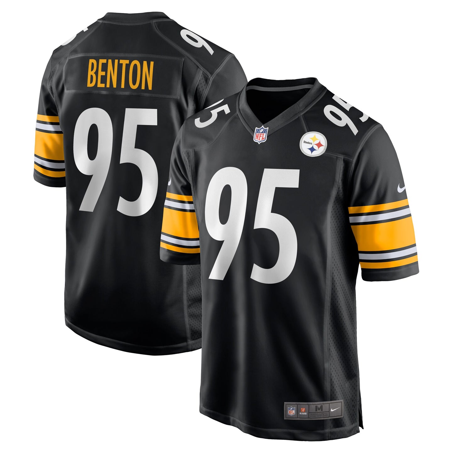 Keeanu Benton Pittsburgh Steelers Nike Team Game Jersey -  Black