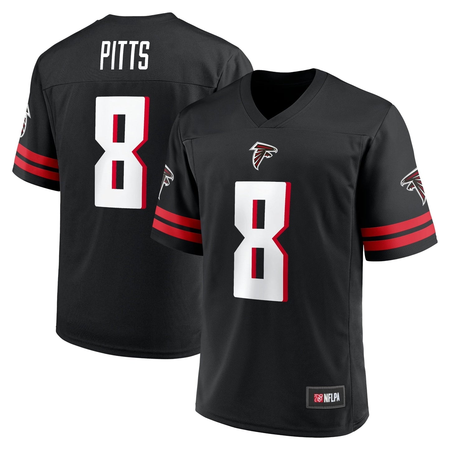 Men's Fanatics Branded Kyle Pitts Black Atlanta Falcons Replica Player Jersey