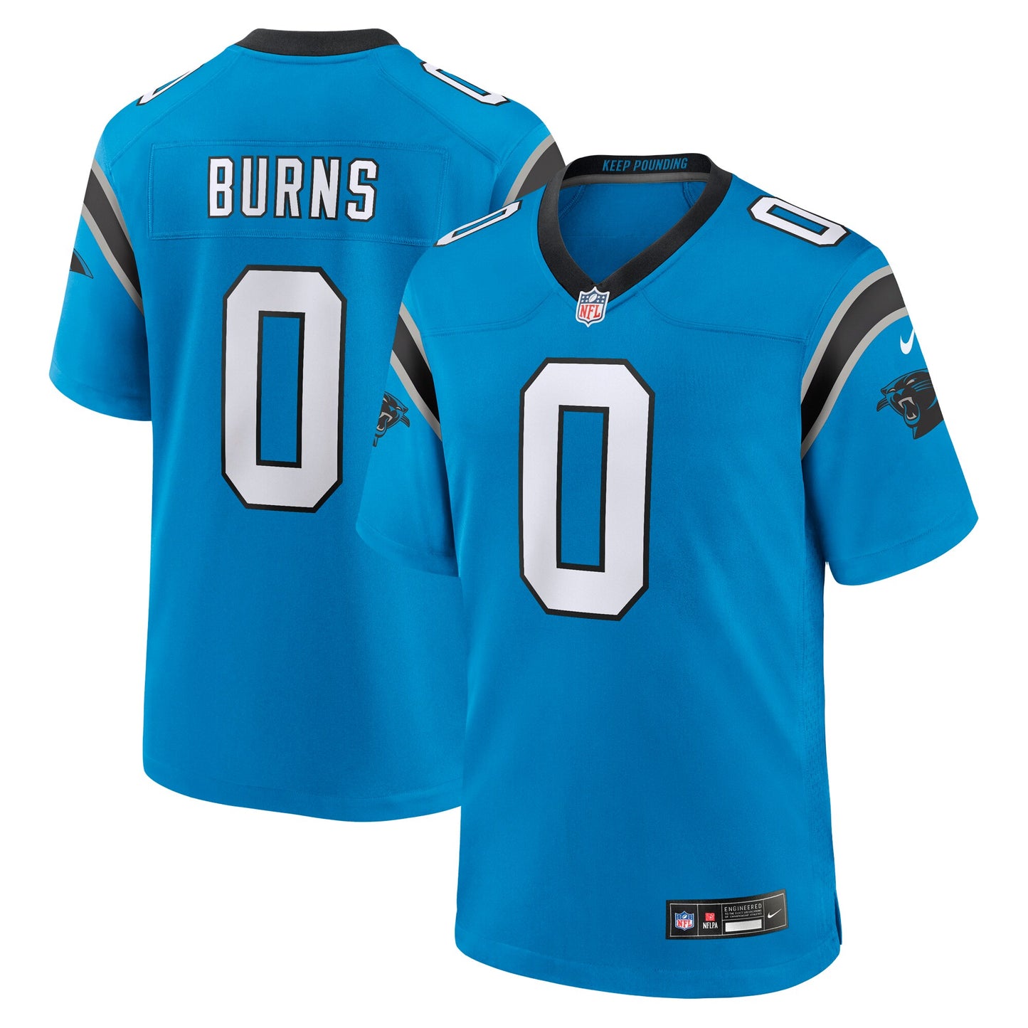 Brian Burns Carolina Panthers Nike Alternate Game Jersey - Blue