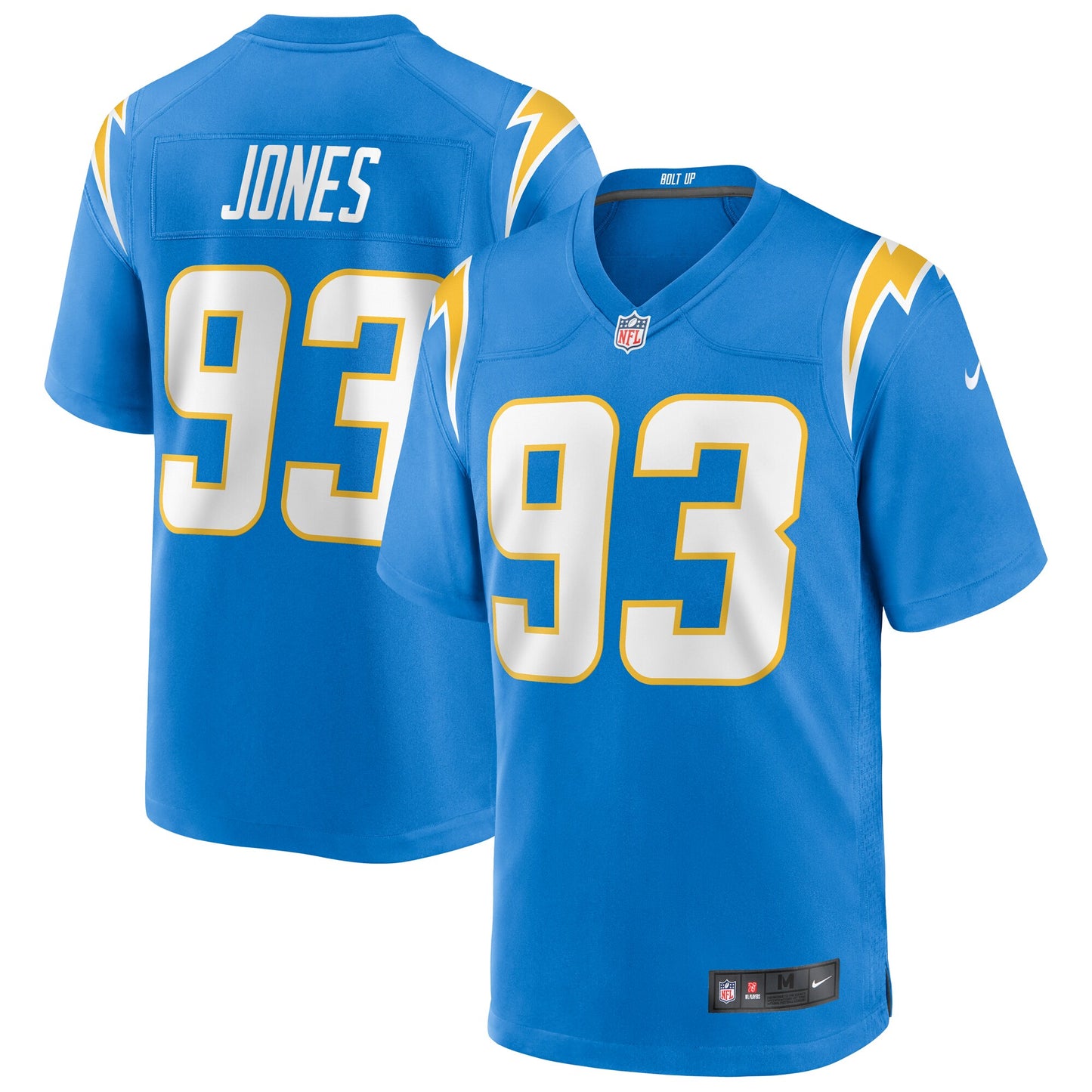 Justin Jones Los Angeles Chargers Nike Game Jersey - Powder Blue
